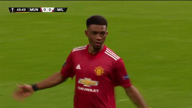 1-8 aller, Manchester Utd- Milan (1-1)