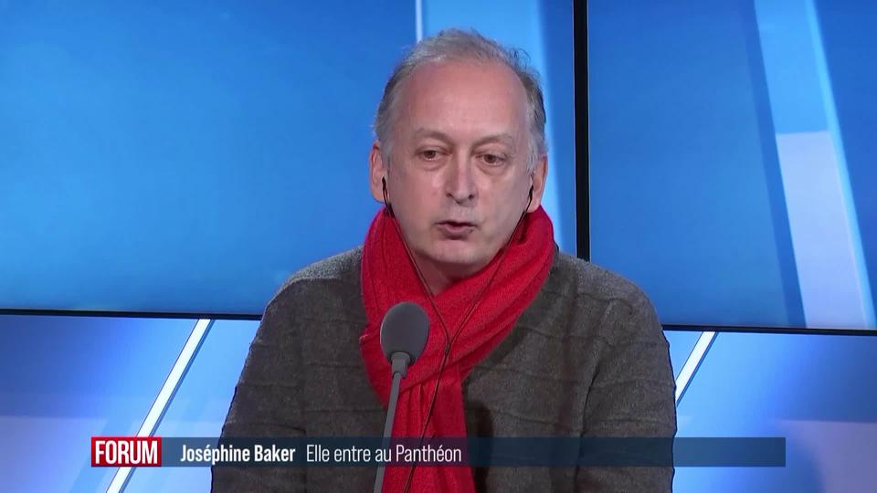 L’artiste Joséphine Baker fait son entrée au Panthéon: interview de Jean-François Staszak