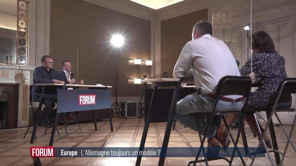 L’Allemagne, toujours un modèle pour l’Europe? Débat entre Sebastian Hass, Markus Frenzel et Jens Althoff