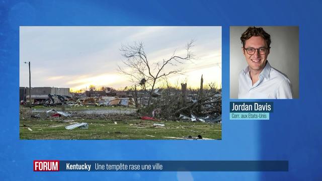 Des tornades dans le Kentucky aux États-Unis font d'énormes dégâts