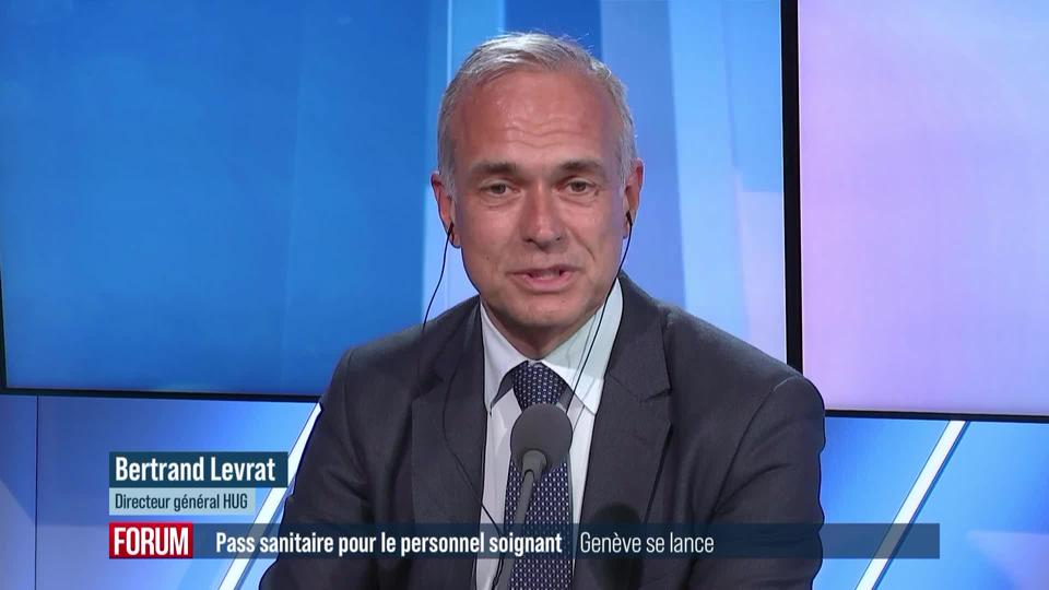 Genève impose le Pass sanitaire pour le personnel soignant: interview de Bertrand Levrat (vidéo)