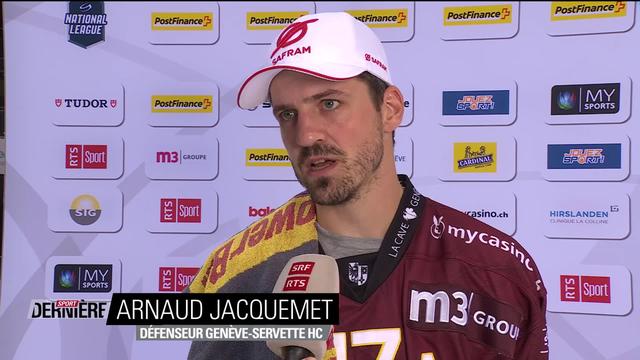 Hockey, National League, 6e journée: Genève - Lugano, réaction d'Arnaud Jacquemet et Thibault Fatton