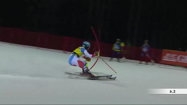 Madonna di Campiglio (ITA), slalom messieurs, 1re manche: Schmidiger (SUI) rejoint ses compatriotes en fond de classement