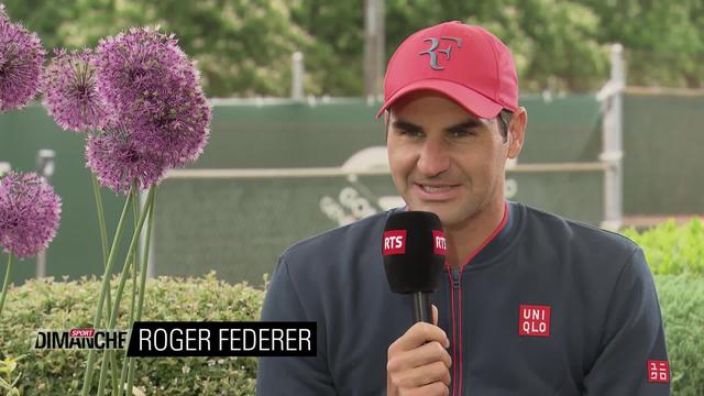 Tennis: l'interview de Roger Federer