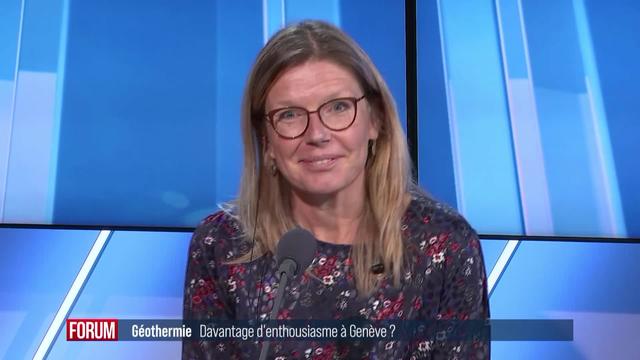 La géothermie enthousiasme la population genevoise: interview de Nathalie Andenmatten