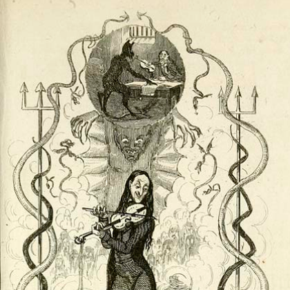 Caricature Paganini [Wikicommons - A. Ashley]