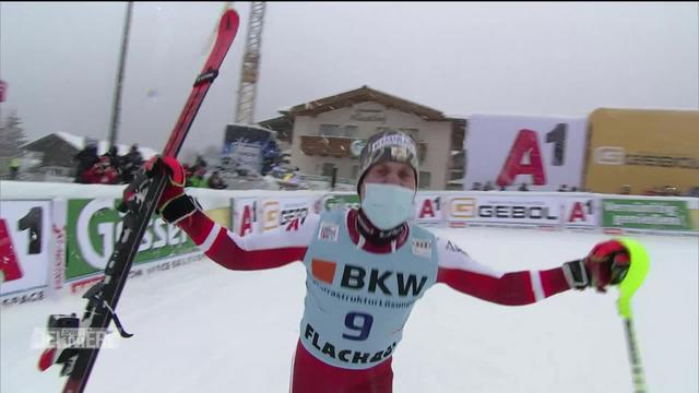 Ski, Slalom messieurs, Flachau (AUT): une première victoire pour Manuel Feller, les Suisses hors du top-5