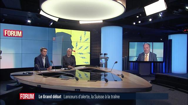 Le grand débat - Lanceurs d'alerte, la Suisse à la traîne?