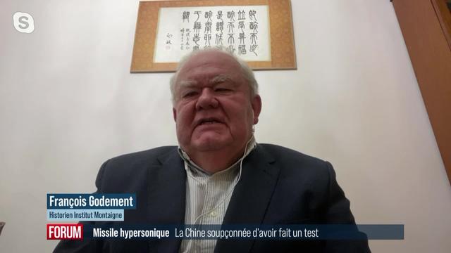 La Chine aurait testé un missile hypersonique: interview de François Godement (vidéo)