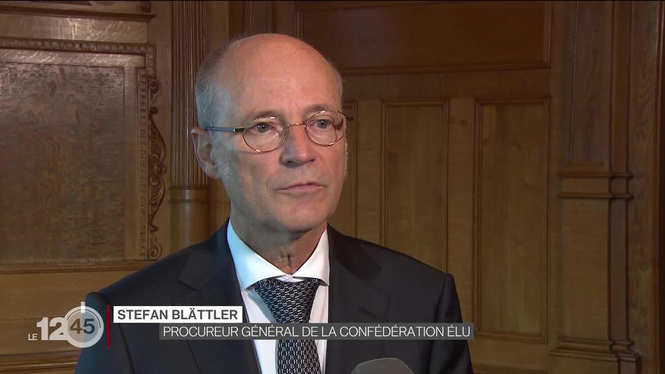 Stefan Blättler brillamment élu procureur général de la Confédération