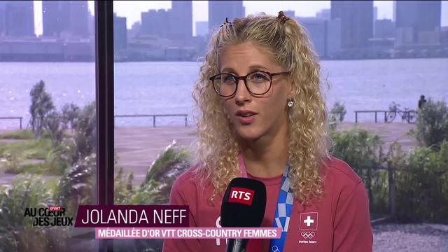 Interview de Jolanda Neff, médaillée d'or au VTT Cross Country