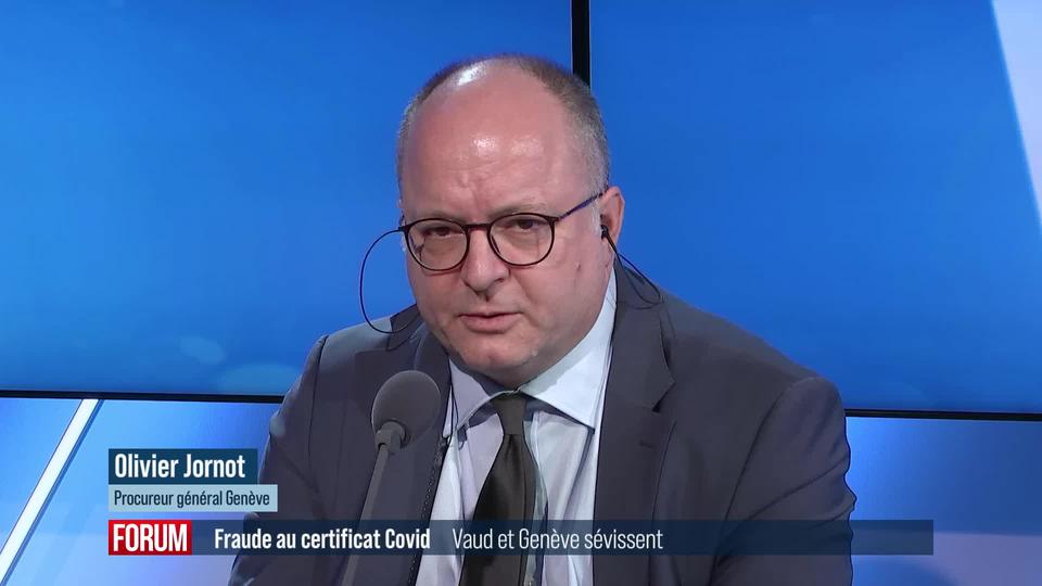 Quatre arrestations à Genève pour commerce de faux certificats Covid: interview d’Olivier Jornot (vidéo)