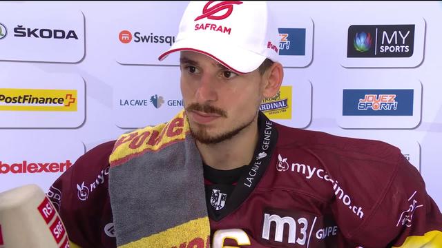 Hockey, National League, 21e journée: Genève - Lausanne (2-3) Interview Noah Rod