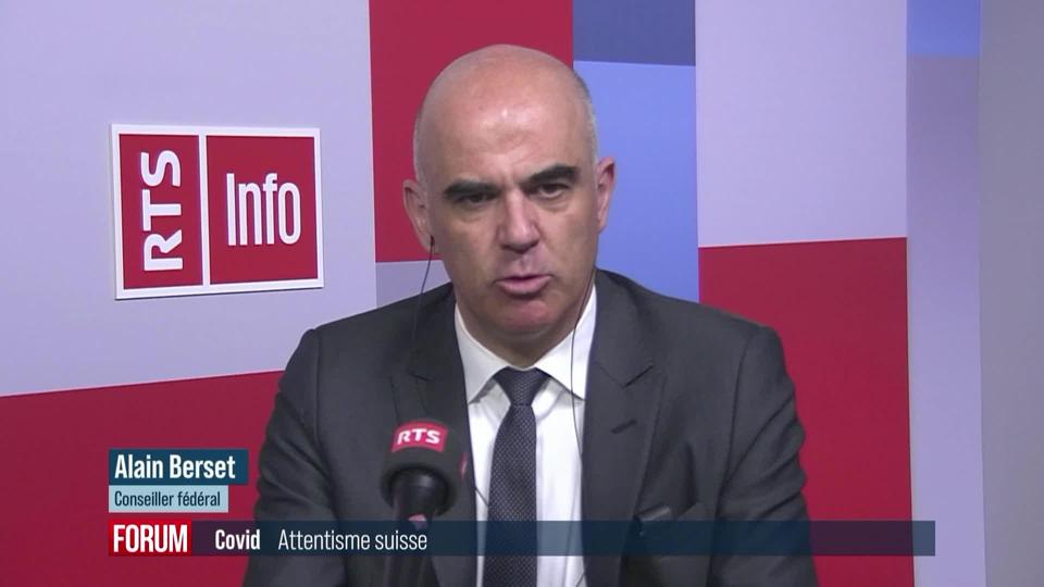 La Suisse fait preuve d'attentisme au sujet des mesures sanitaires: interview d'Alain Berset