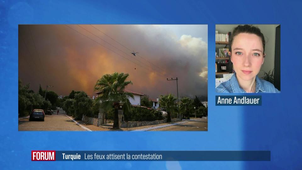 Les incendies en Turquie attisent la contestation