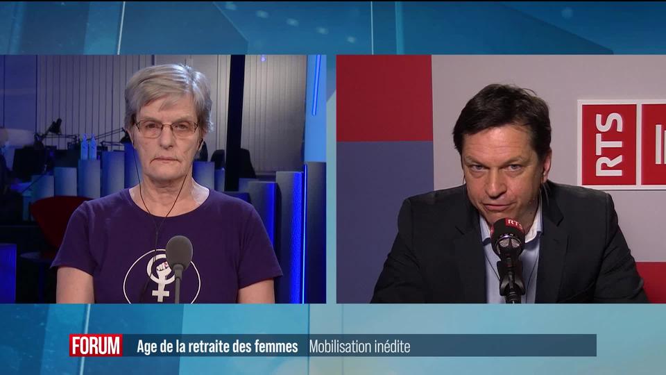 L’engagement sur l’âge de la retraite des femmes surprend les parlementaires : débat entre Jérôme Cosandey et Geneviève de Rahm