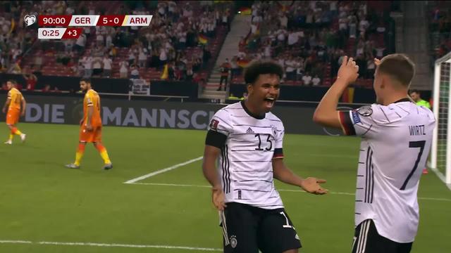 Gr. J, Allemagne - Arménie (6-0): tous les buts du succès allemand