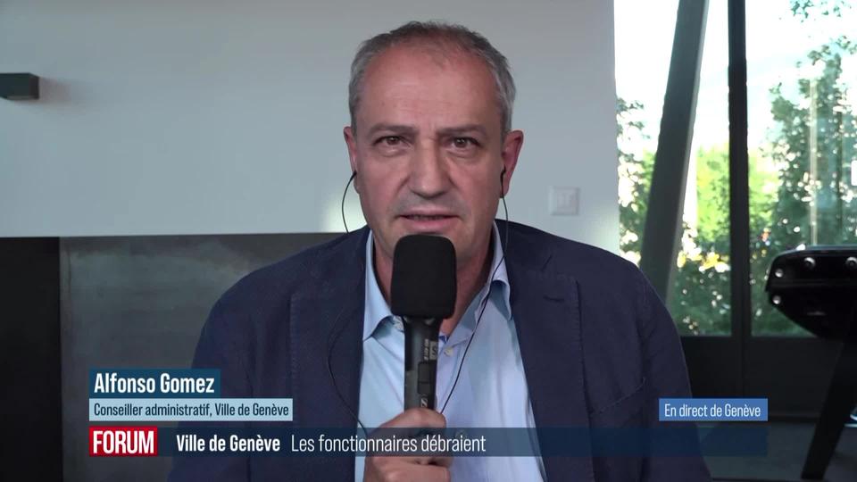 Les fonctionnaires genevois font grève : interview d'Alfonso Gomez