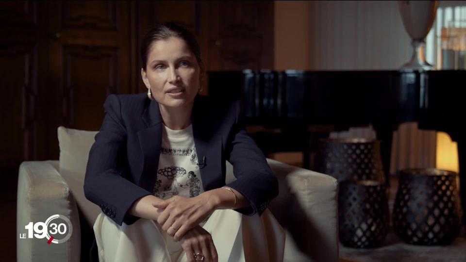 À Locarno, l'actrice Laetitia Casta reçoit l'Excellence Award pour l'ensemble de sa carrière.