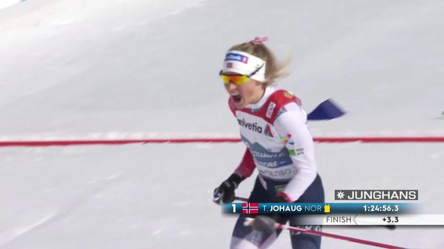 Oberstdorf (GER), 30km dames: Johaug (NOR) remporte facilement la médaille d'or