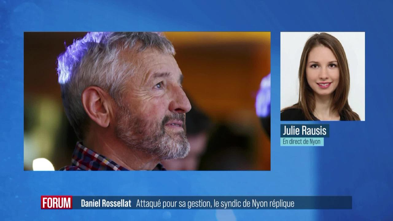 Attaqué pour sa gestion, le syndic de Nyon Daniel Rossellat réplique