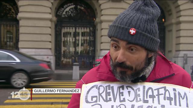 À Berne, le père de famille en grève de la faim depuis 39 jours pour dénoncer l'inaction face à l'urgence climatique a obtenu gain de cause