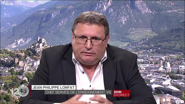 Rentrée scolaire en Valais: les explications du chef du Service de l'enseignement Jean-Philippe Lonfat