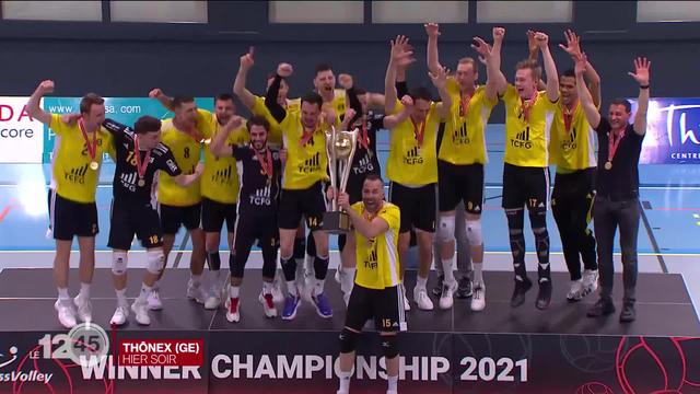 Volleyball: Chênois est champion de Suisse pour la septième fois de son histoire