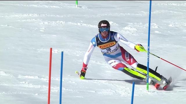 Cortina (ITA), Slalom messieurs, 1re manche: Ramon Zenhaeuser (SUI)
