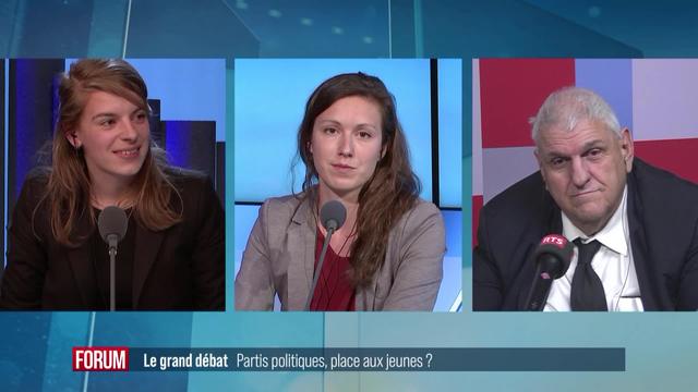 Le grand débat (vidéo) - Partis politiques, place aux jeunes?