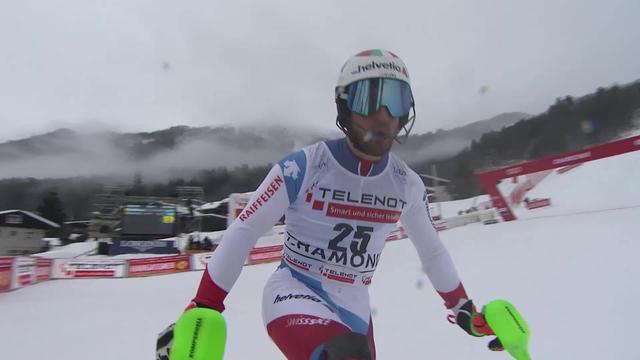 Chamonix (FRA), slalom messieurs, 2e manche: Luca Aerni (SUI)