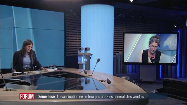 La 3e dose du vaccin ne se fera pas chez les généralistes vaudois