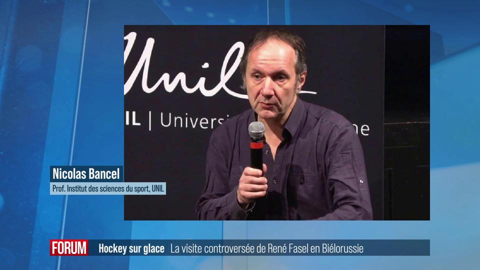 La visite de René Fasel à Viktor Loukachenko est-elle déplacée ? Interview de Nicolas Bancel