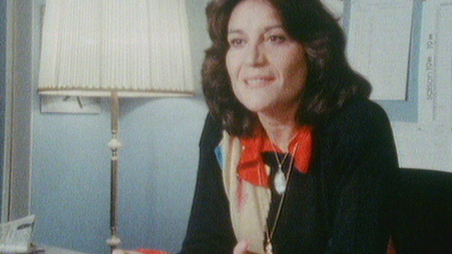 Renée Auphan, directrice de l'Opéra de Lausanne, en 1985 [RTS]