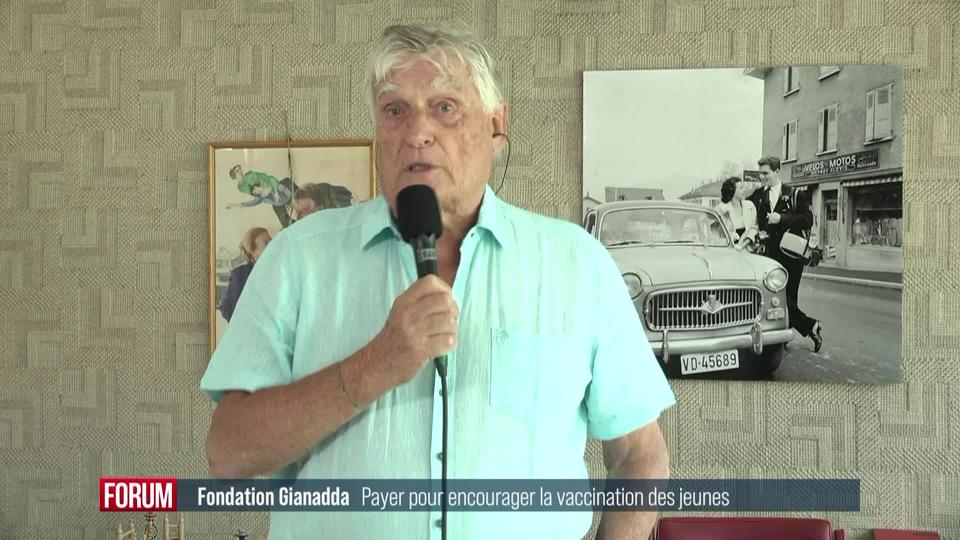 La Fondation Gianadda lance un concours pour encourager la vaccination des jeunes: interview de Léonard Gianadda