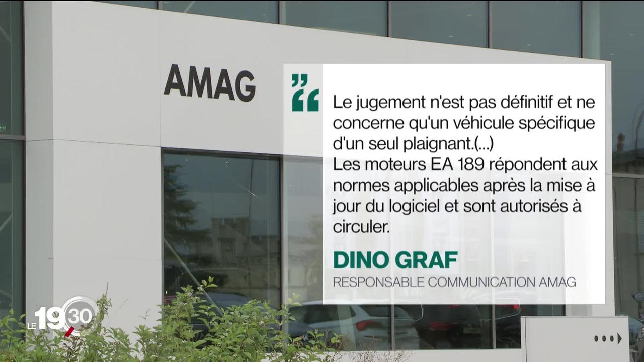 Affaire Volkswagen: l'importateur AMAG a été condamné mardi à rembourser un client lésé par l'achat d'un véhicule au logiciel frauduleux.