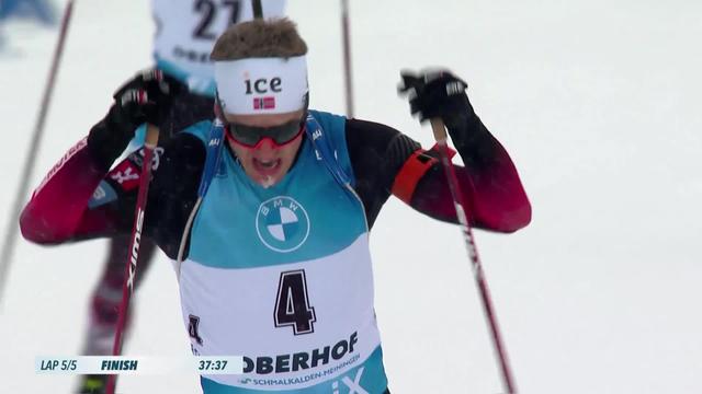 Oberhof (GER), départ en ligne messieurs: le Norvégien Boe s'impose en 37:41.9