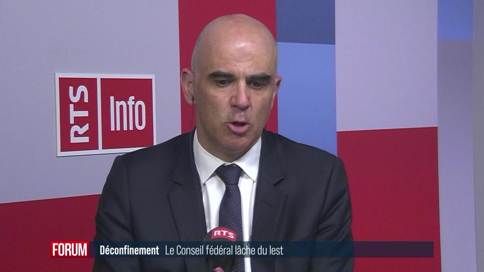 Des assouplissements "pour autant que la situation le permette": interview d’Alain Berset