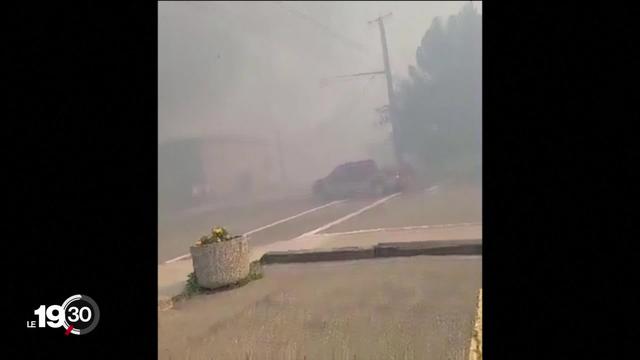 Les incendies font rage à l'Ouest du Canada et en Californie, à cause d'une vague de chaleur inédite dans sa durée.