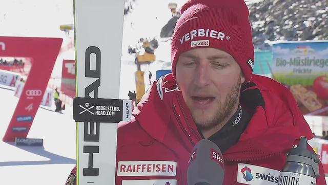 Ski alpin: Justin Murisier à l'interview après sa 12e place au géant de Sölden