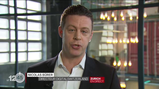 Nicolas Bürer, directeur DigitalSwitzerland, soutient le OUI à la loi sur l'identité électronique.