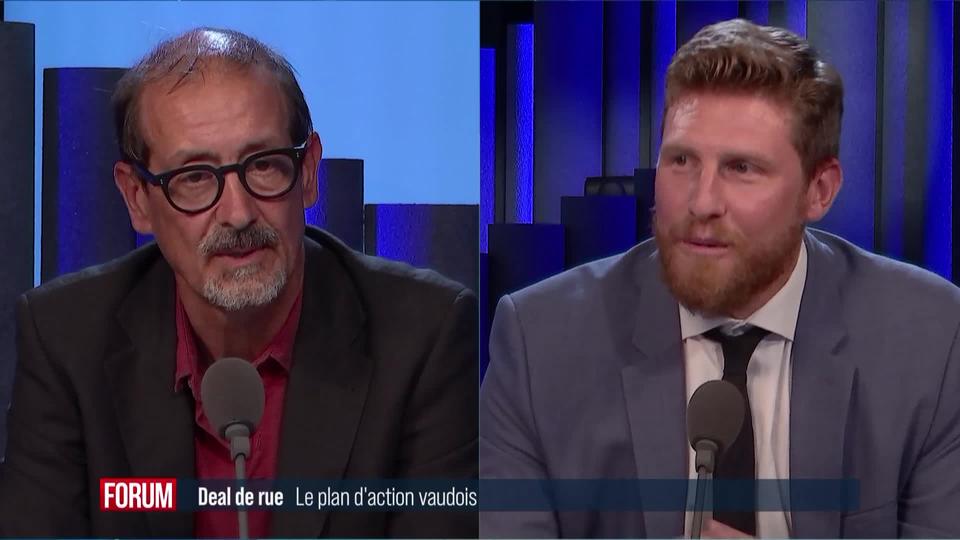 Nouveau plan vaudois contre le deal de rue: débat entre Xavier de Haller et Frank Zobel