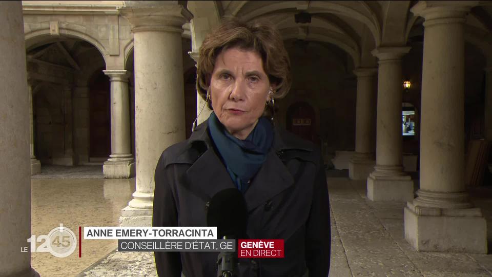 Anne Emery-Torracinta, conseillère d'Etat genevoise présente la réorganisation du cycle d'orientation pour la rentrée prochaine.