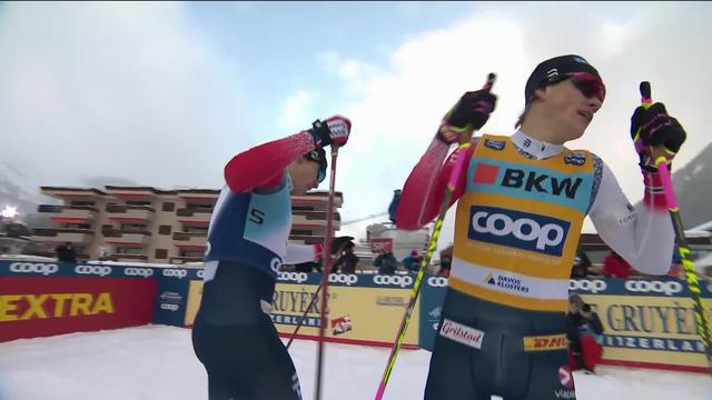 Davos (SUI), sprint libre messieurs: Johannes Klaebo (NOR) triomphe