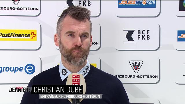 National League, 40e journée: Fribourg - Lugano(1-2) Interview Christian Dubé