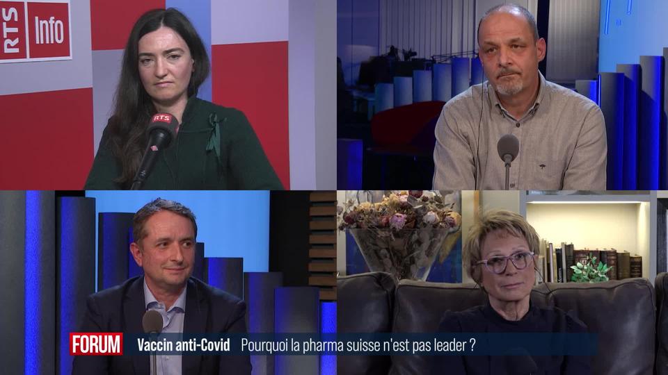 Le débat - Vaccin anti-Covid, pourquoi la pharma suisse n’est pas leader ?