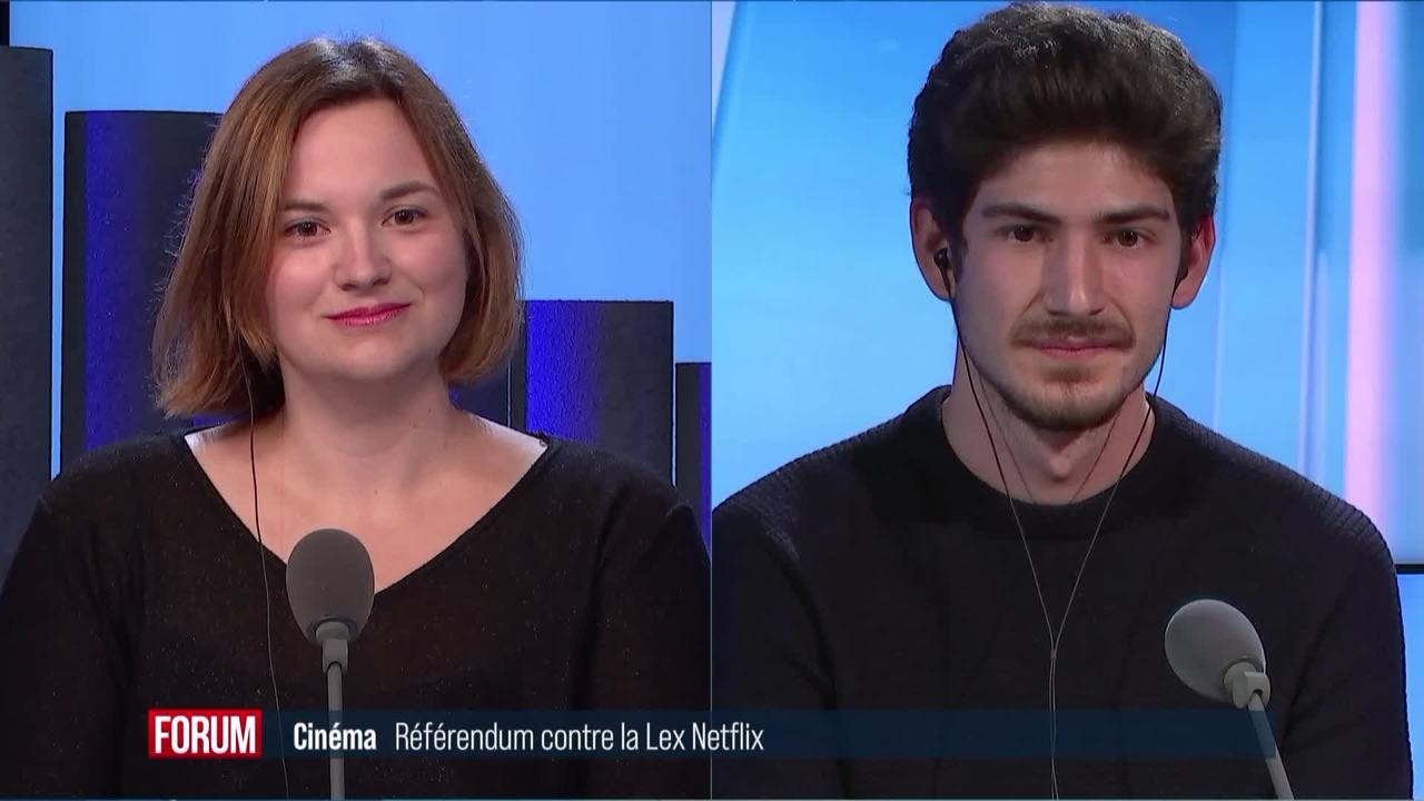 Référendum contre la "Lex Netflix": débat entre Virginie Cavalli et Thomas Bruchez (vidéo)