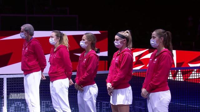 Tennis, Billie Jean King Cup: La deuxième place des Suissesses face à la Russie