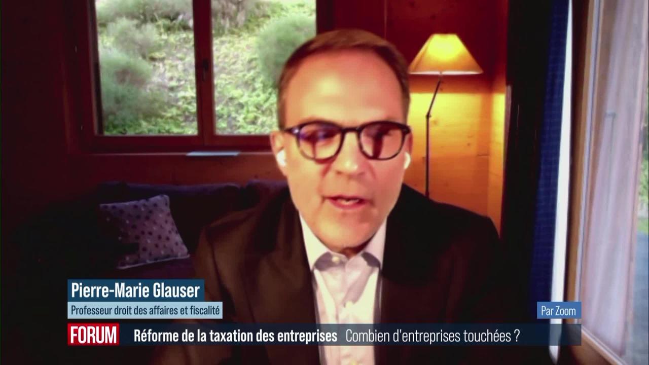 La réforme fiscale mondiale toucherait 200 à 300 entreprises suisses: interview de Pierre-Marie Glauser