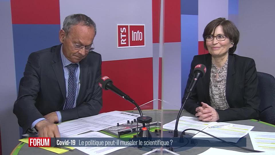 Le climat est tendu au Palais fédéral en cette période de pandémie: débat entre Regula Rytz et Olivier Français